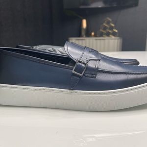 Paul Stuart Guanto III Loafer Sneaker Navy Original Price $450 Size 9.5
